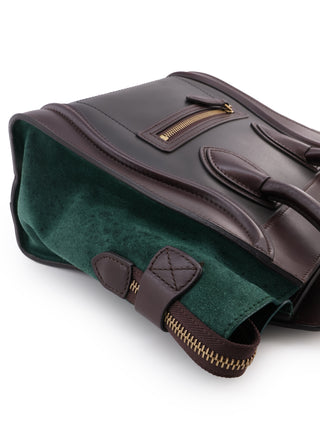 Luggage Mini Suede Tricolor Hand Bag