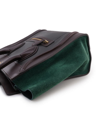 Luggage Mini Suede Tricolor Hand Bag