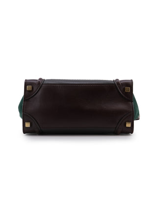 Luggage Mini Suede Tricolor Hand Bag