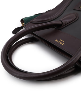 Luggage Mini Suede Tricolor Hand Bag