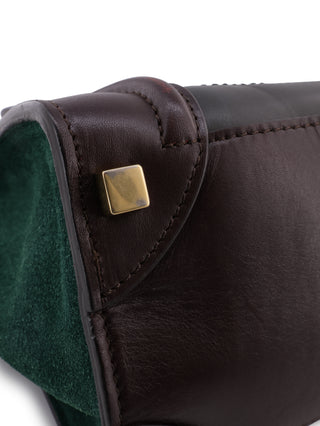 Luggage Mini Suede Tricolor Hand Bag