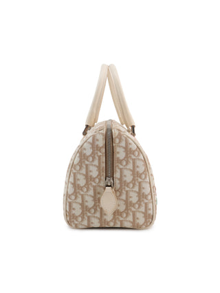 Floral Embroidery Trotter Mini Boston Bag