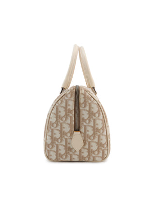 Floral Embroidery Trotter Mini Boston Bag