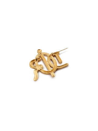 Rope Logo Rhinestone Brooch