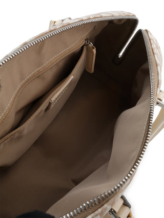 Floral Embroidery Trotter Mini Boston Bag