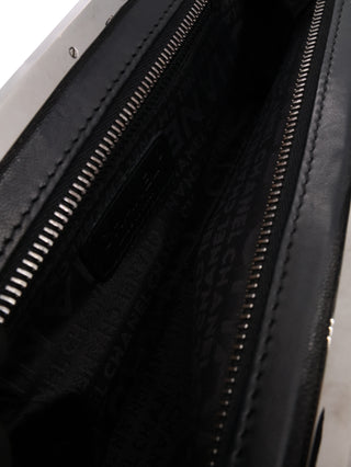 Chocolate Bar Chain Fringe Clutch