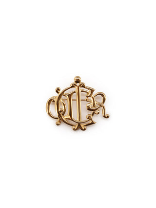 Gold Logo Brooch