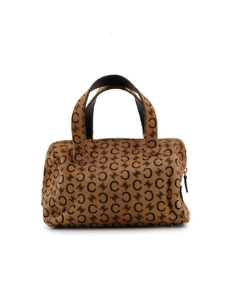 Macadam Pony Hair Top Handle Bag