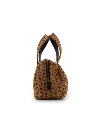 Macadam Pony Hair Top Handle Bag
