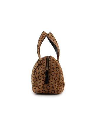 Macadam Pony Hair Top Handle Bag