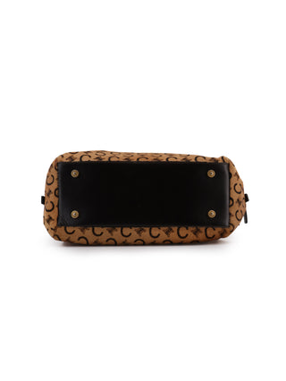 Macadam Pony Hair Top Handle Bag