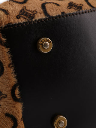 Macadam Pony Hair Top Handle Bag