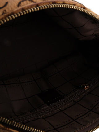Macadam Pony Hair Top Handle Bag