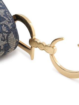 Oblique Double Saddle Shoulder Bag