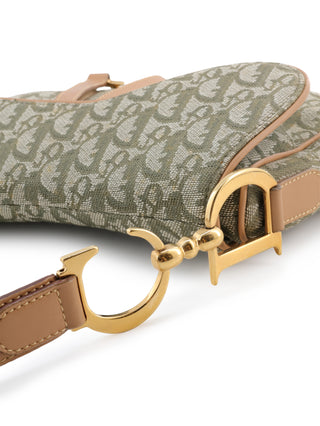 Oblique Double Saddle Shoulder Bag