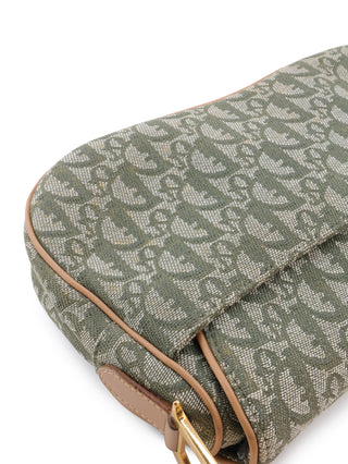 Oblique Double Saddle Shoulder Bag