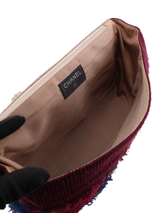 2.55 Reissue Color-Block Fringe Flap Bag