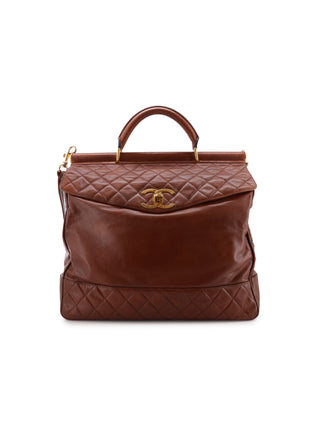Two-Way Flap Top Handle Tote Bag