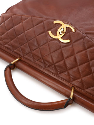 Two-Way Flap Top Handle Tote Bag