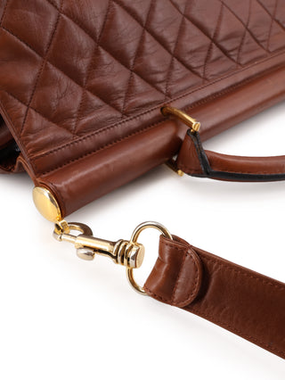 Two-Way Flap Top Handle Tote Bag