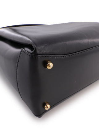 Leather Top Handle Bag
