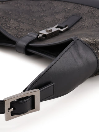 GG Jackie Canvas Medium Shoulder Bag