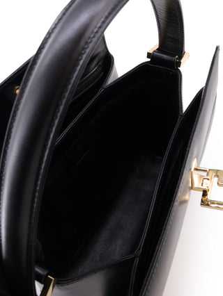 Leather Top Handle Bag