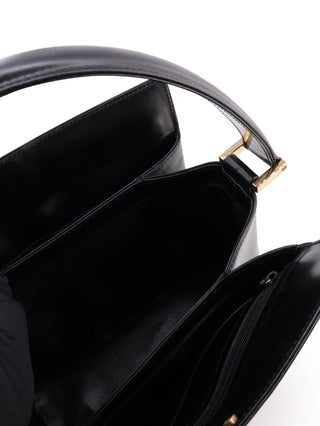 Leather Top Handle Bag