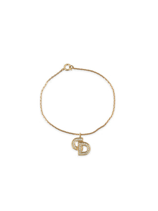 Logo Rhinestone Bracelet