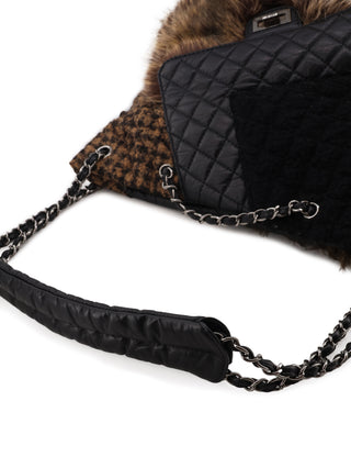 Patchwork Fur Tote Bag