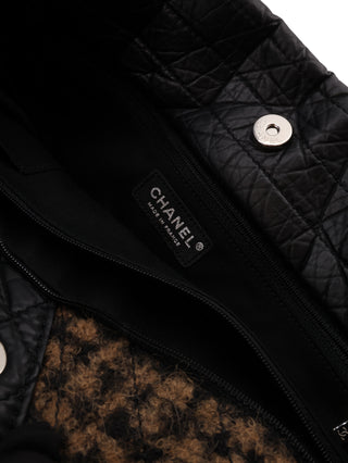 Patchwork Fur Tote Bag