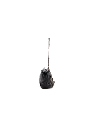 Chocolate Bar Chain Fringe Clutch