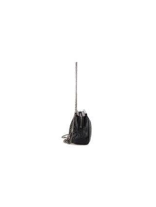 Chocolate Bar Chain Fringe Clutch