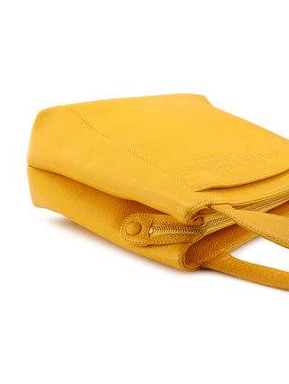 Embossed Logo Tote Shoulder Bag