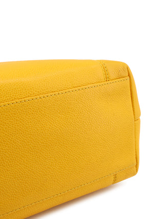 Embossed Logo Tote Shoulder Bag