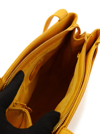 Embossed Logo Tote Shoulder Bag