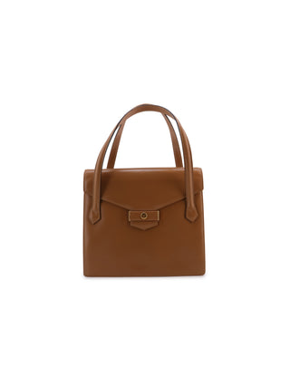 CD Logo Clasp Top Handle Handbag