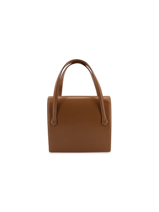 CD Logo Clasp Top Handle Handbag