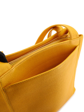 Embossed Logo Tote Shoulder Bag