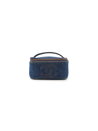 Denim Timeless CC Vanity Case