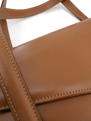 CD Logo Clasp Top Handle Handbag