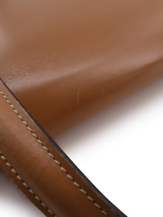 CD Logo Clasp Top Handle Handbag