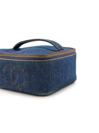Denim Timeless CC Vanity Case
