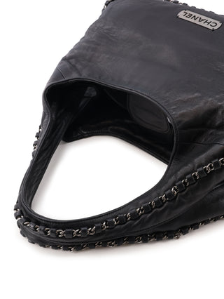 Chain Around Hobo Shoulder Bag