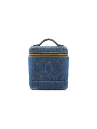 Tall Denim Timeless CC Vanity Case