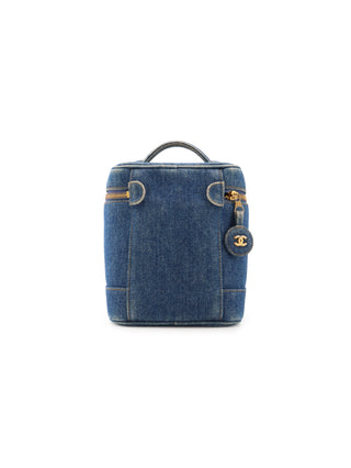 Tall Denim Timeless CC Vanity Case