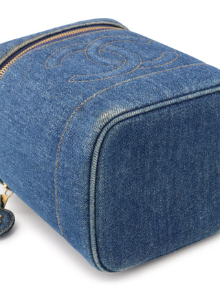 Tall Denim Timeless CC Vanity Case