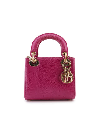 Lady Dior Lizard Mini Handbag
