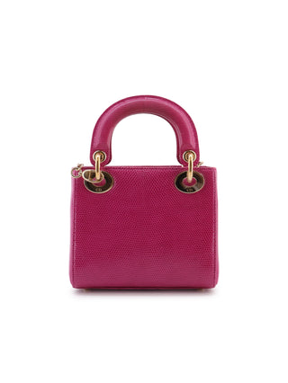 Lady Dior Lizard Mini Handbag