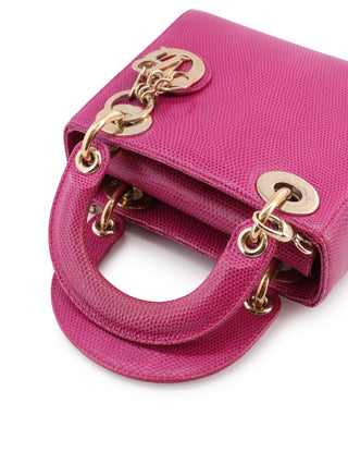 Lady Dior Lizard Mini Handbag